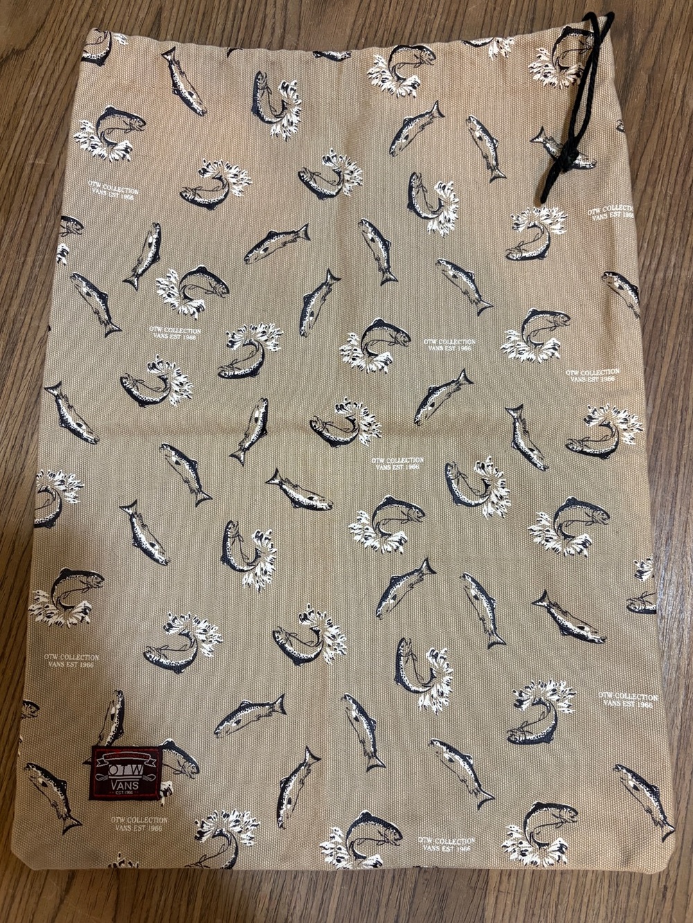 Vans OTW 2012 “Trout Pack” Collection drawstring dust bag